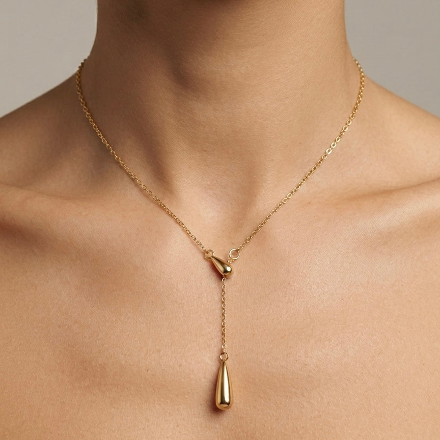 Aveline Drop Pendant Necklace