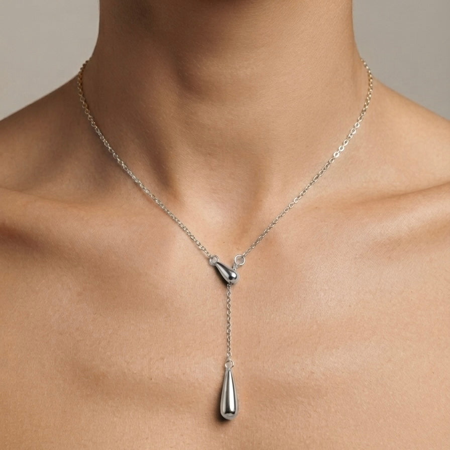 Aveline Drop Pendant Necklace