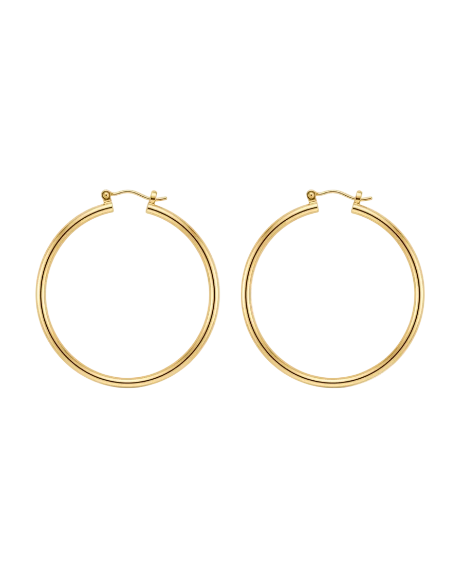 Classic Hoop Earrings 40mm