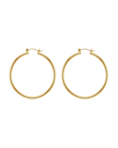 Classic Hoop Earrings 40mm