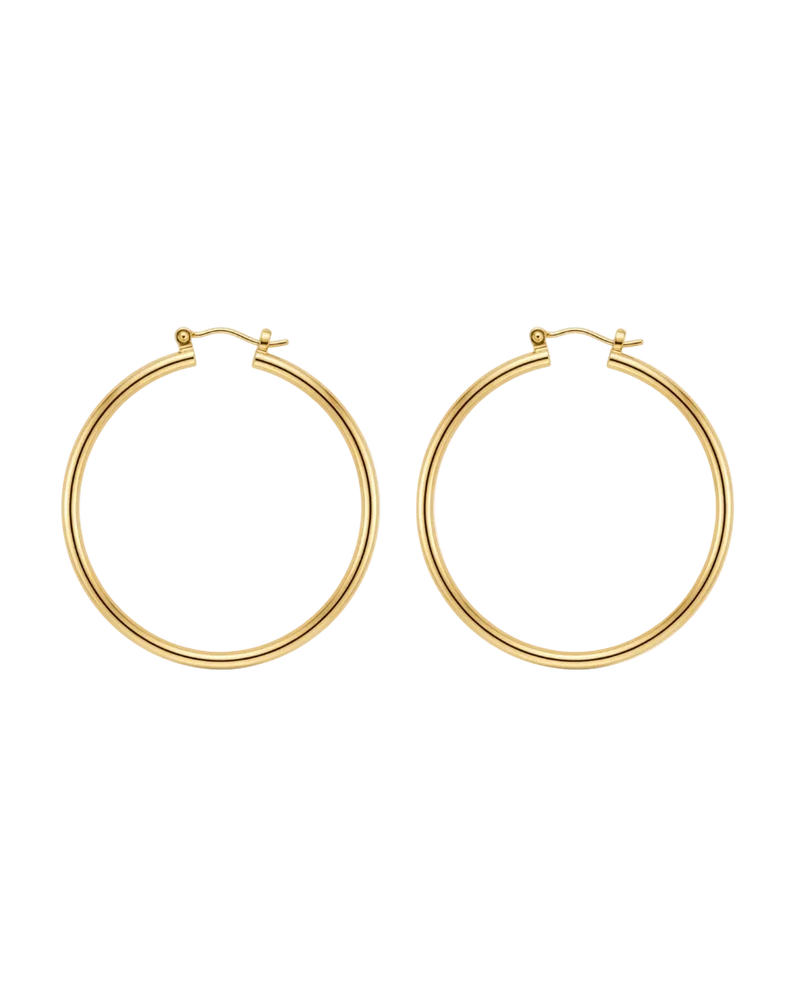 Classic Hoop Earrings 40mm