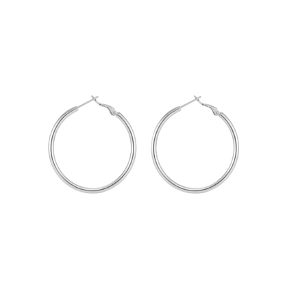 Sterling Classic Hoops 50mm