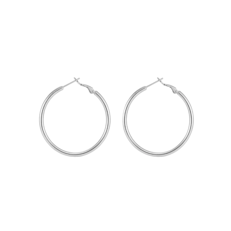 Sterling Classic Hoops 50mm