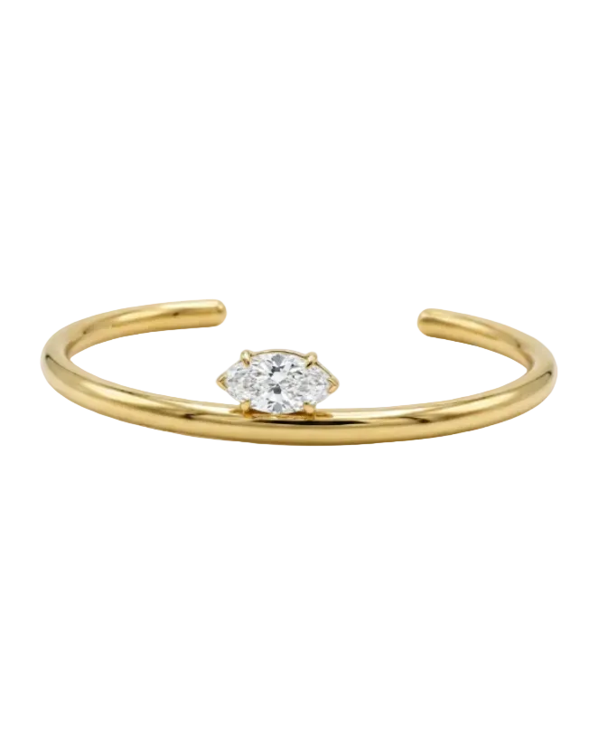 Marquise Solitaire Cuff