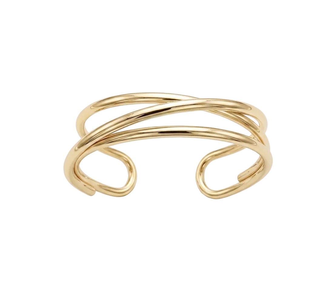 Intertwined Cuff Bracelet
