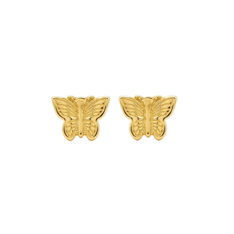 Monarch Butterfly Stud Earrings