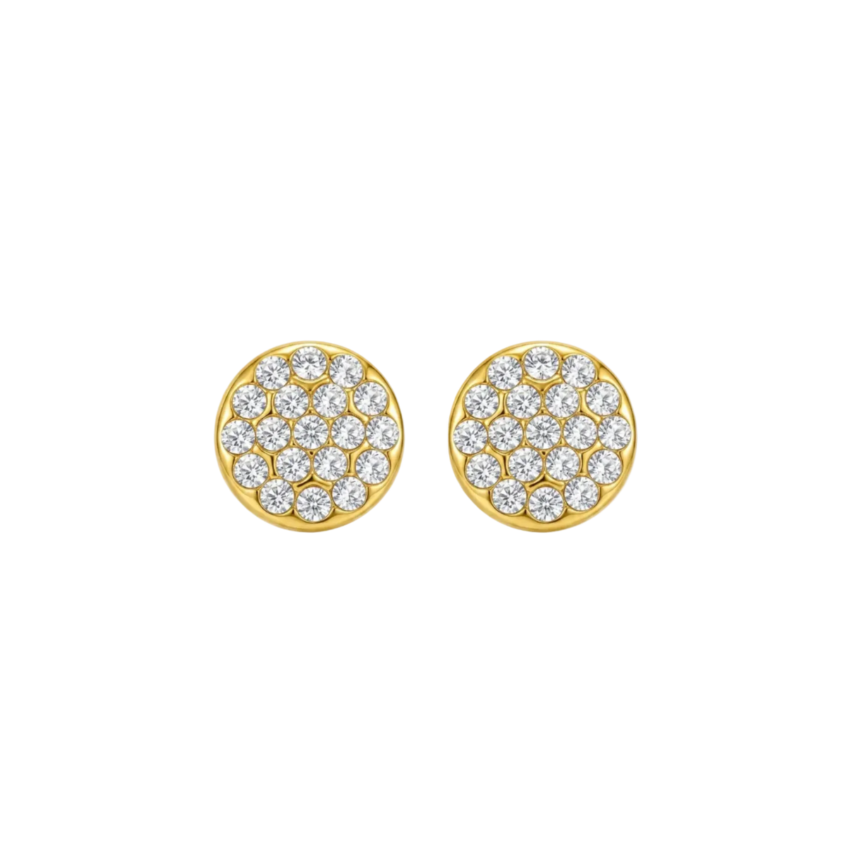Luna Pavé Stud Earrings