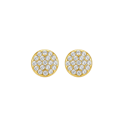 Luna Pavé Stud Earrings