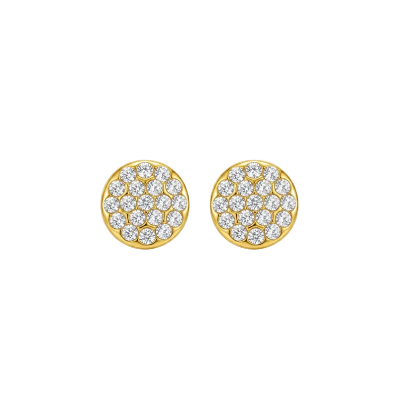 Luna Pavé Stud Earrings