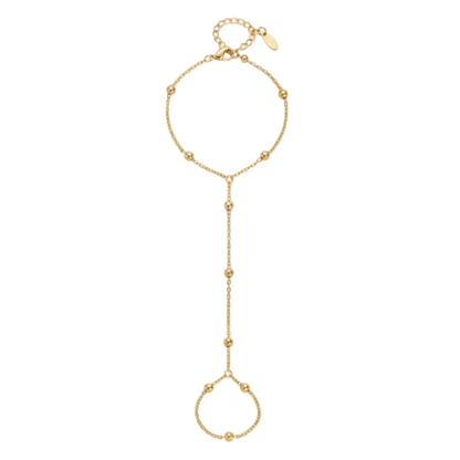 Auréa Beaded Hand Chain Bracelet