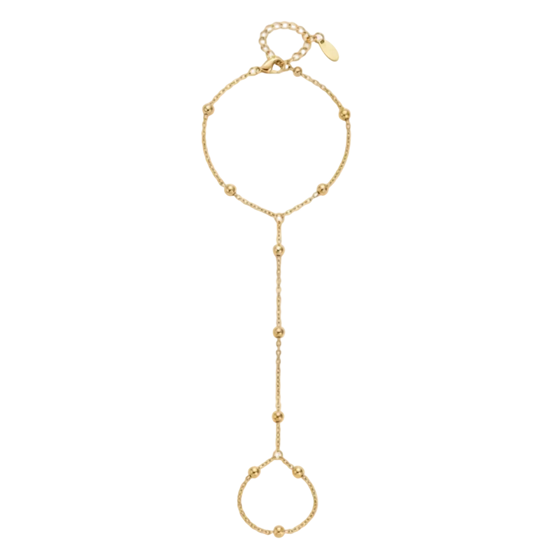 Auréa Beaded Hand Chain Bracelet