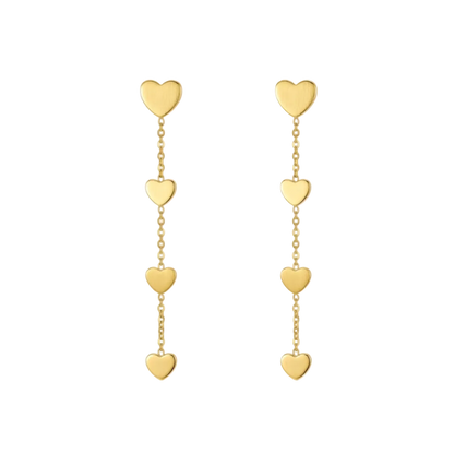 Amour Heart Drop Earrings