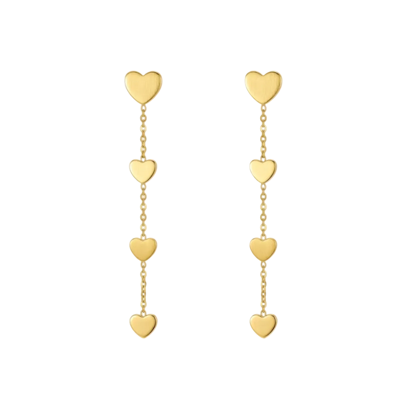 Amour Heart Drop Earrings