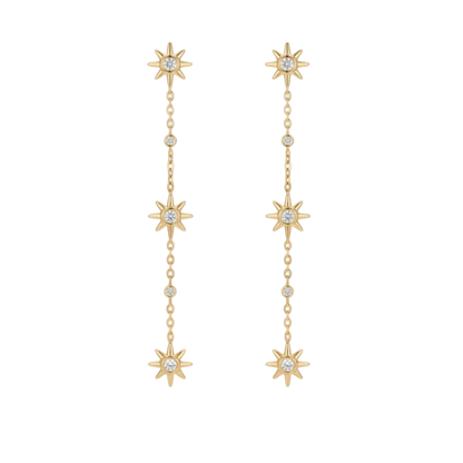 Celestia Starfall Drop Earrings