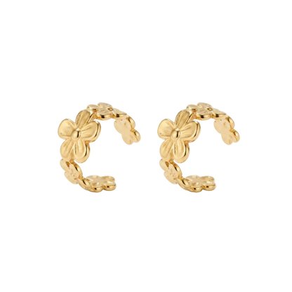 Blossom Floral Cuff Earrings