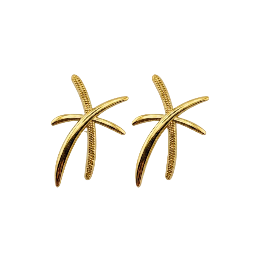Asteria Cross Earrings
