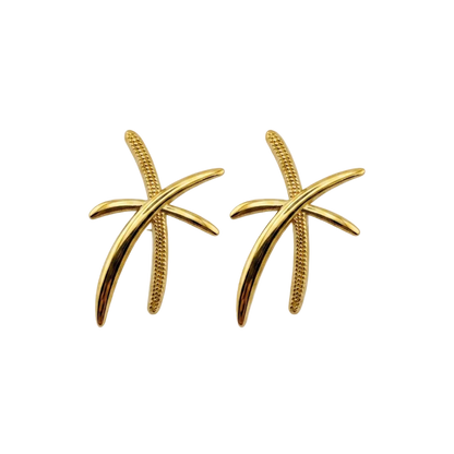 Asteria Cross Earrings