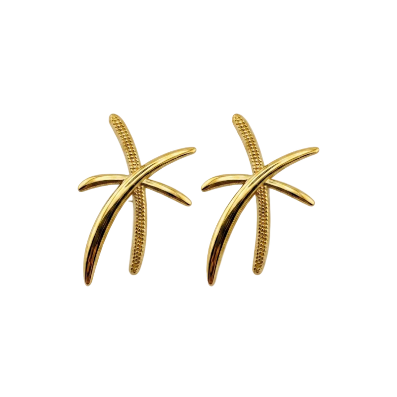 Asteria Cross Earrings