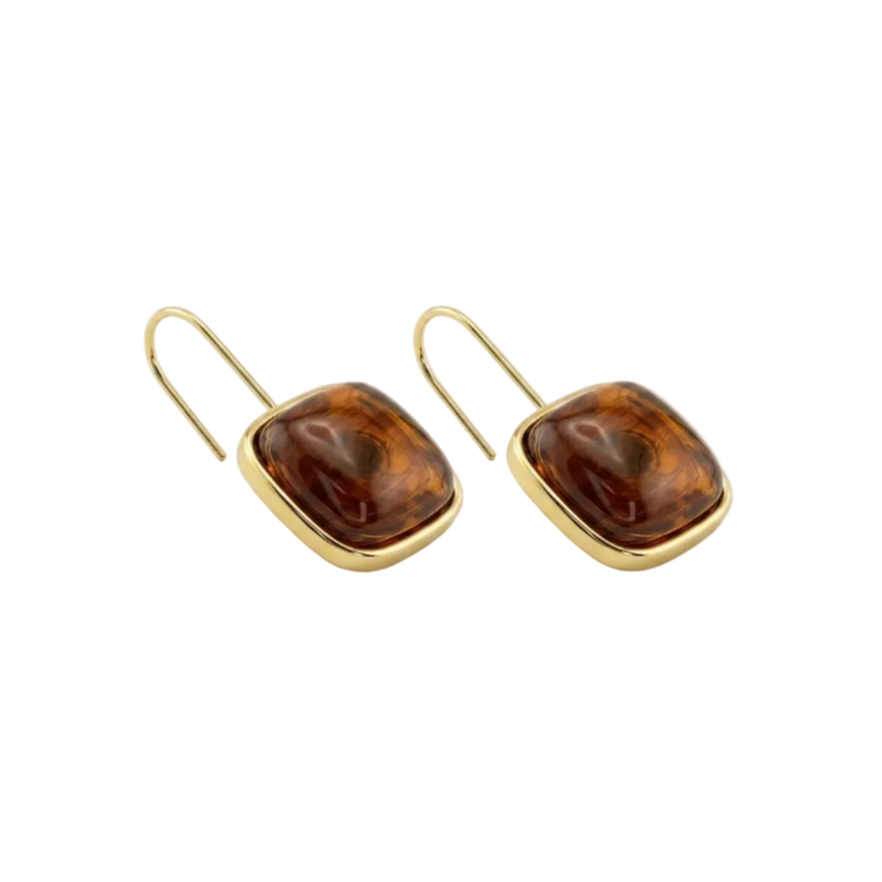 Terra Resin Drop Earrings