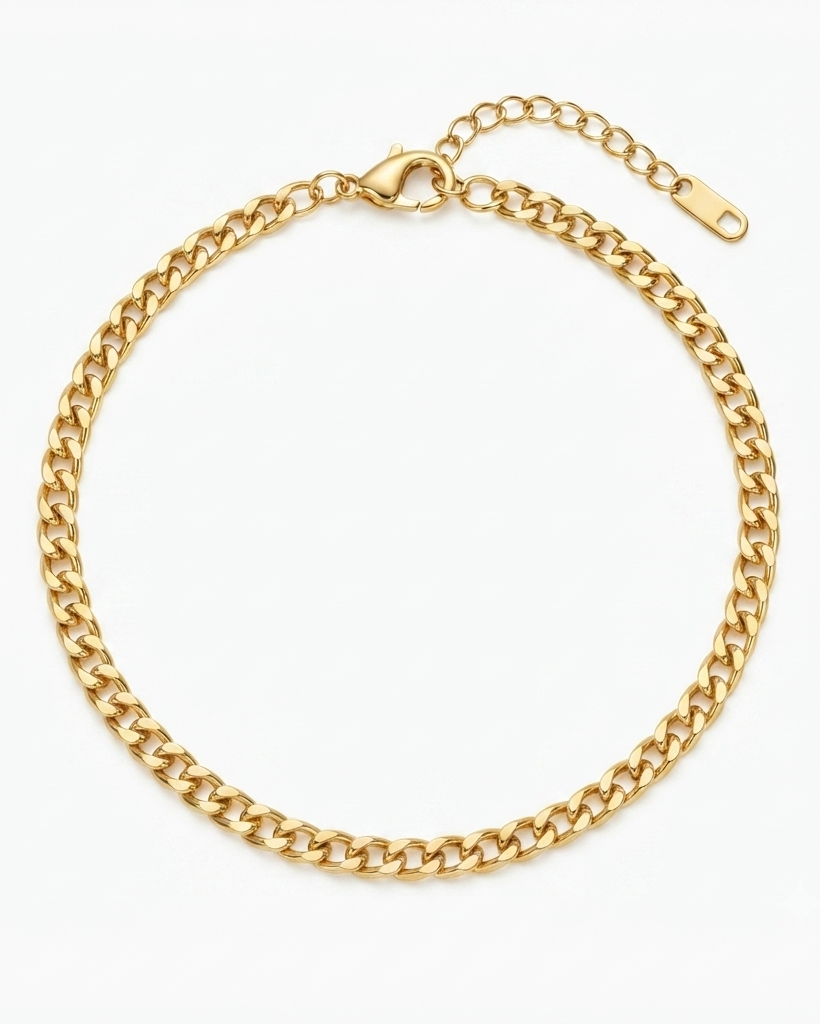 Monaco Cuban Chain Anklet