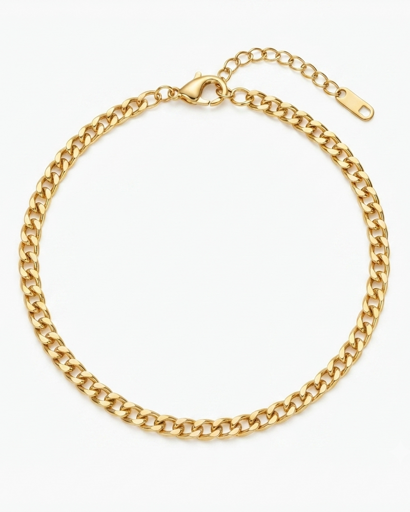 Monaco Cuban Chain Anklet