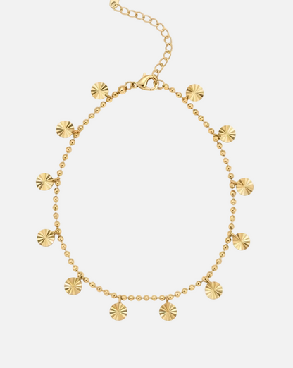 Solara Disc Charm Anklet