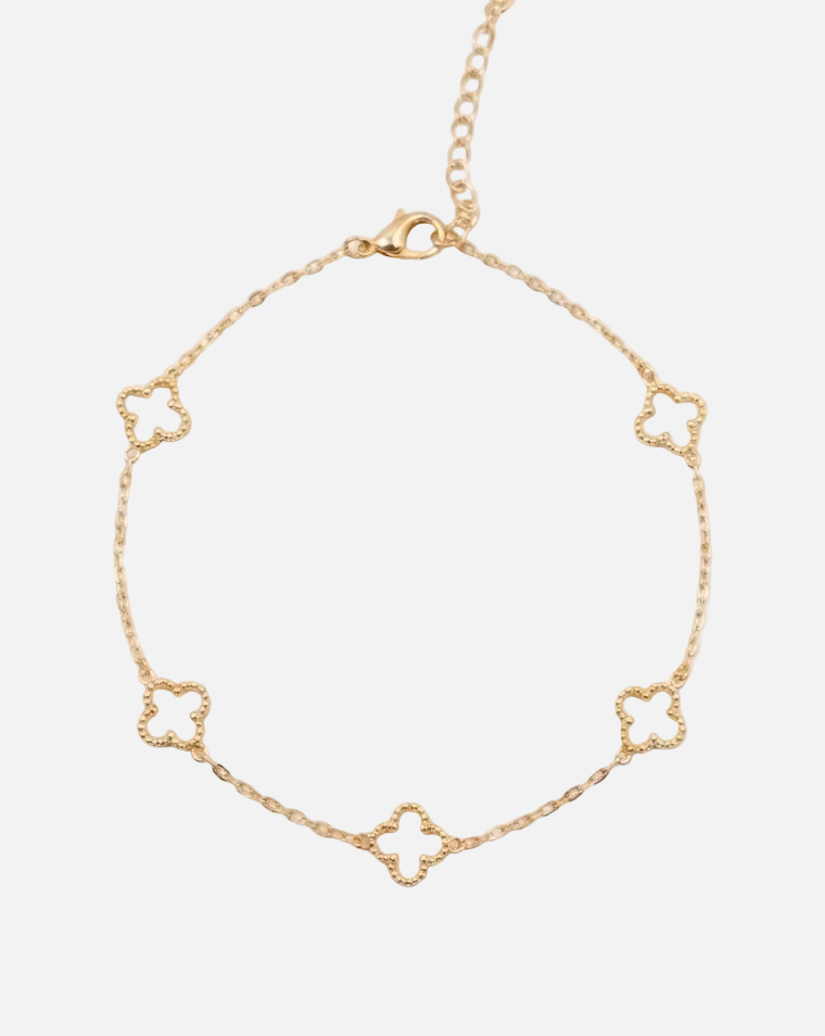 Clover Grace Station Anklet