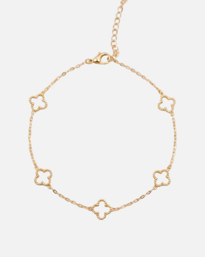 Clover Grace Station Anklet