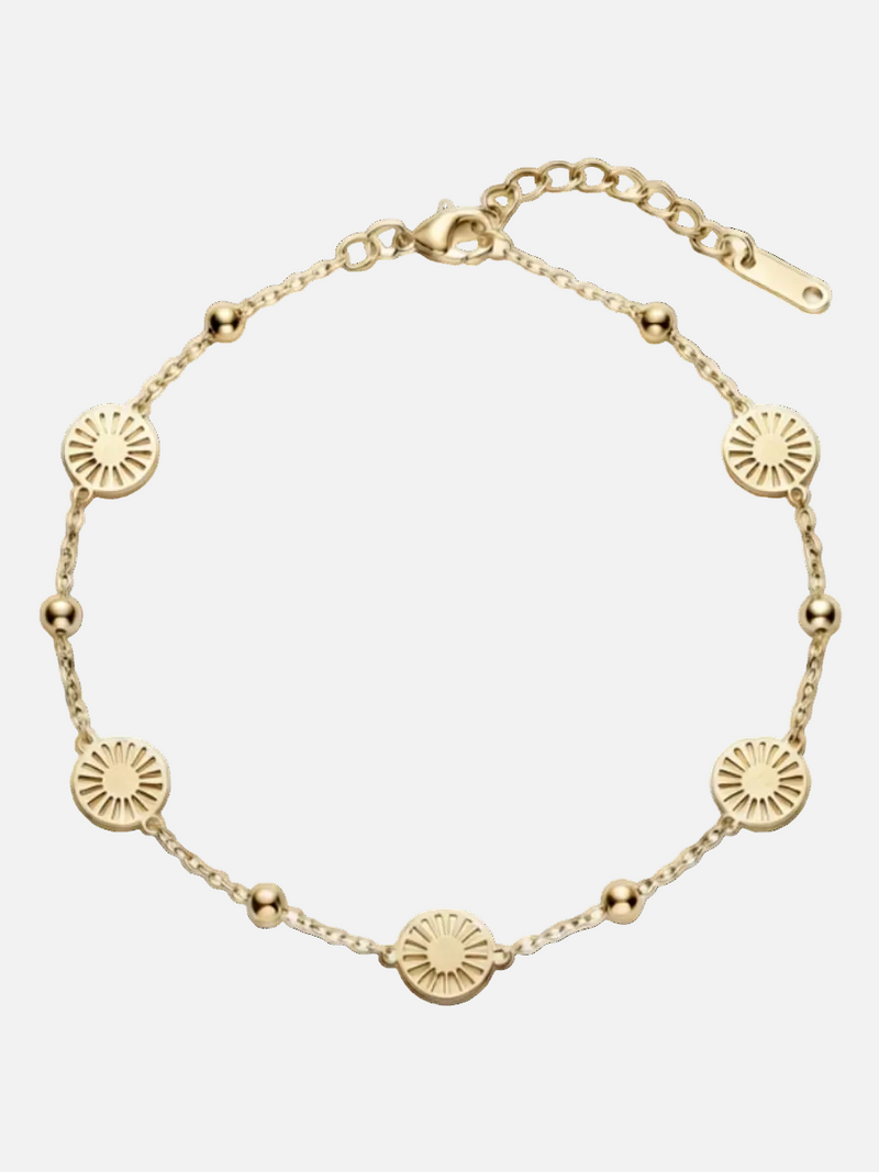 Solara Sunburst Station Bracelet
