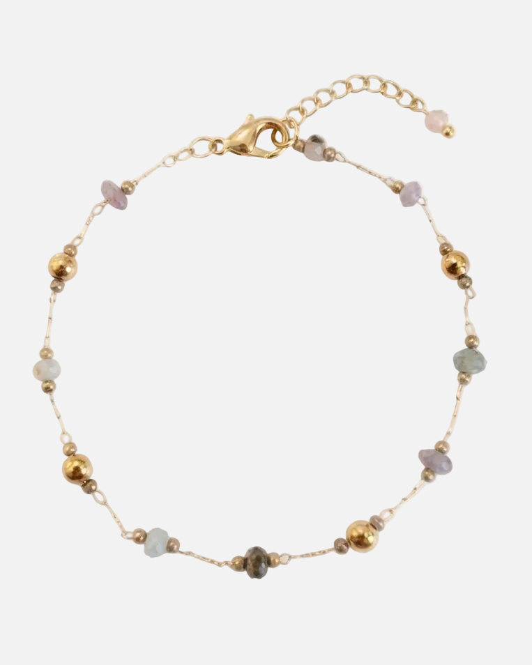 Aurora Gemstone Station Bracelet