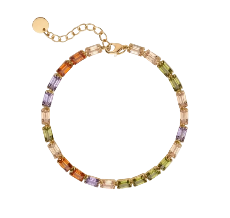 Prism Baguette Gemstone Bracelet
