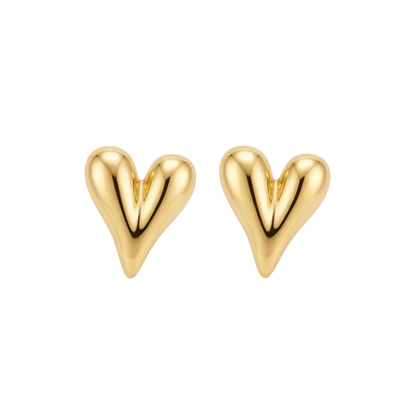 Amour Heart Stud Earrings