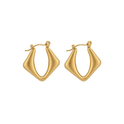 Lunara Sculpted Hoop Earrings