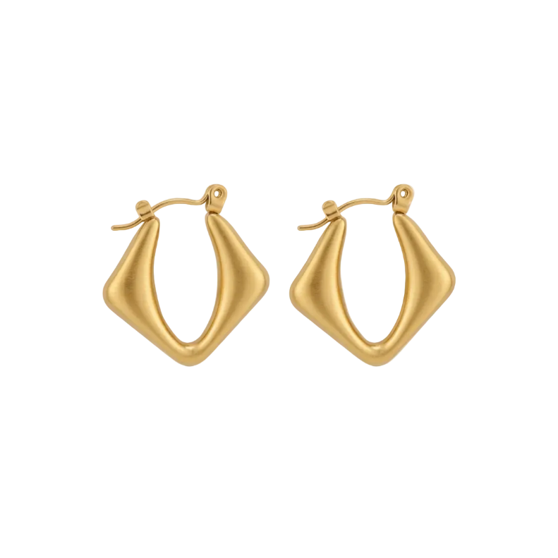 Lunara Sculpted Hoop Earrings