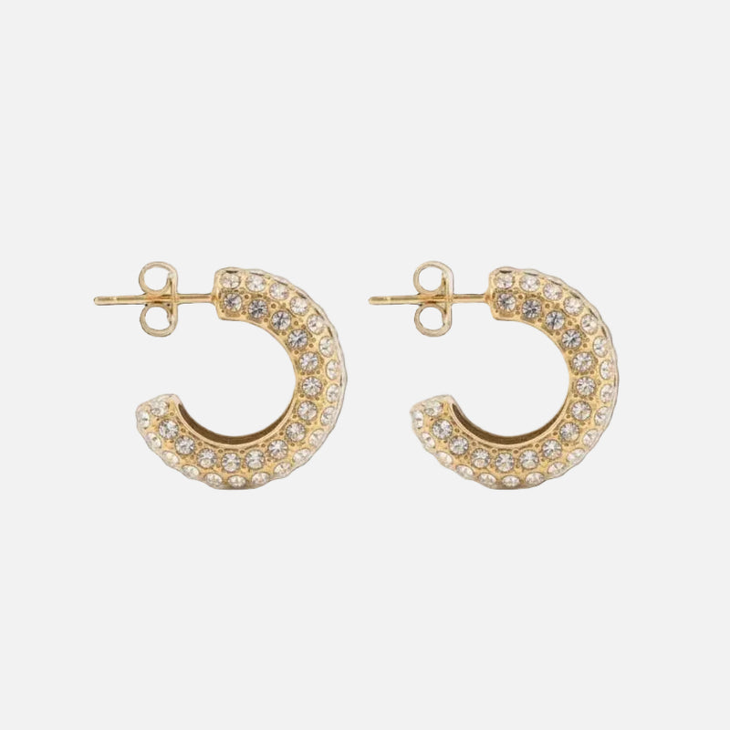 Siena Pavé Hoop Earrings