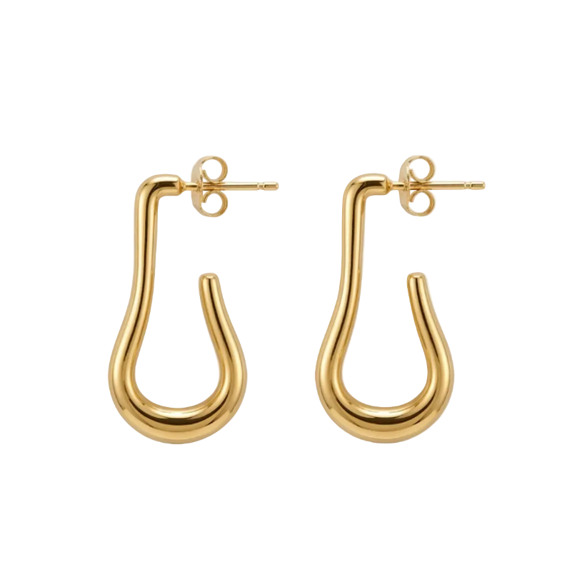 Aurelia Sculpted Hoop Earrings