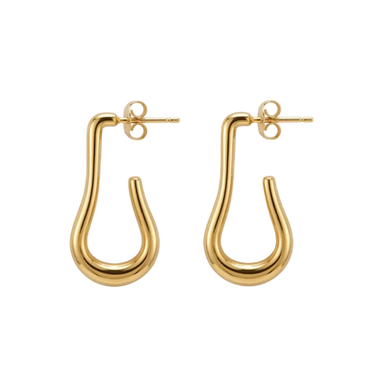 Aurelia Sculpted Hoop Earrings