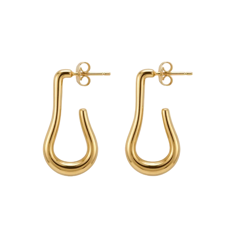 Aurelia Sculpted Hoop Earrings