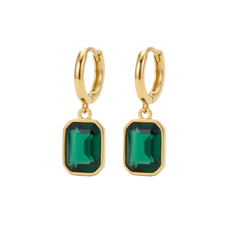 Verde Emerald Drop Earrings